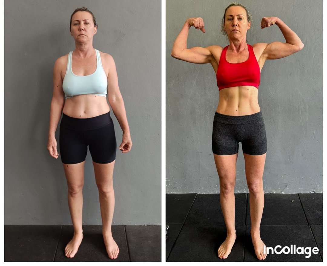 Aluna do MyBox antes e depois: corpo mais definido e com ganho de massa muscular após o método do box